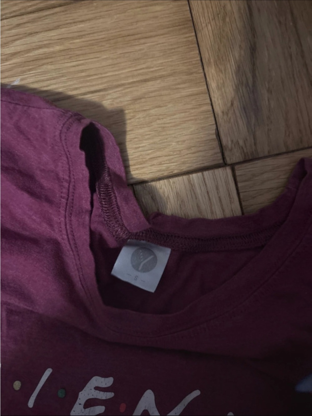 Maroon 'FRIENDS' Logo Tee - Picture 3 of 3